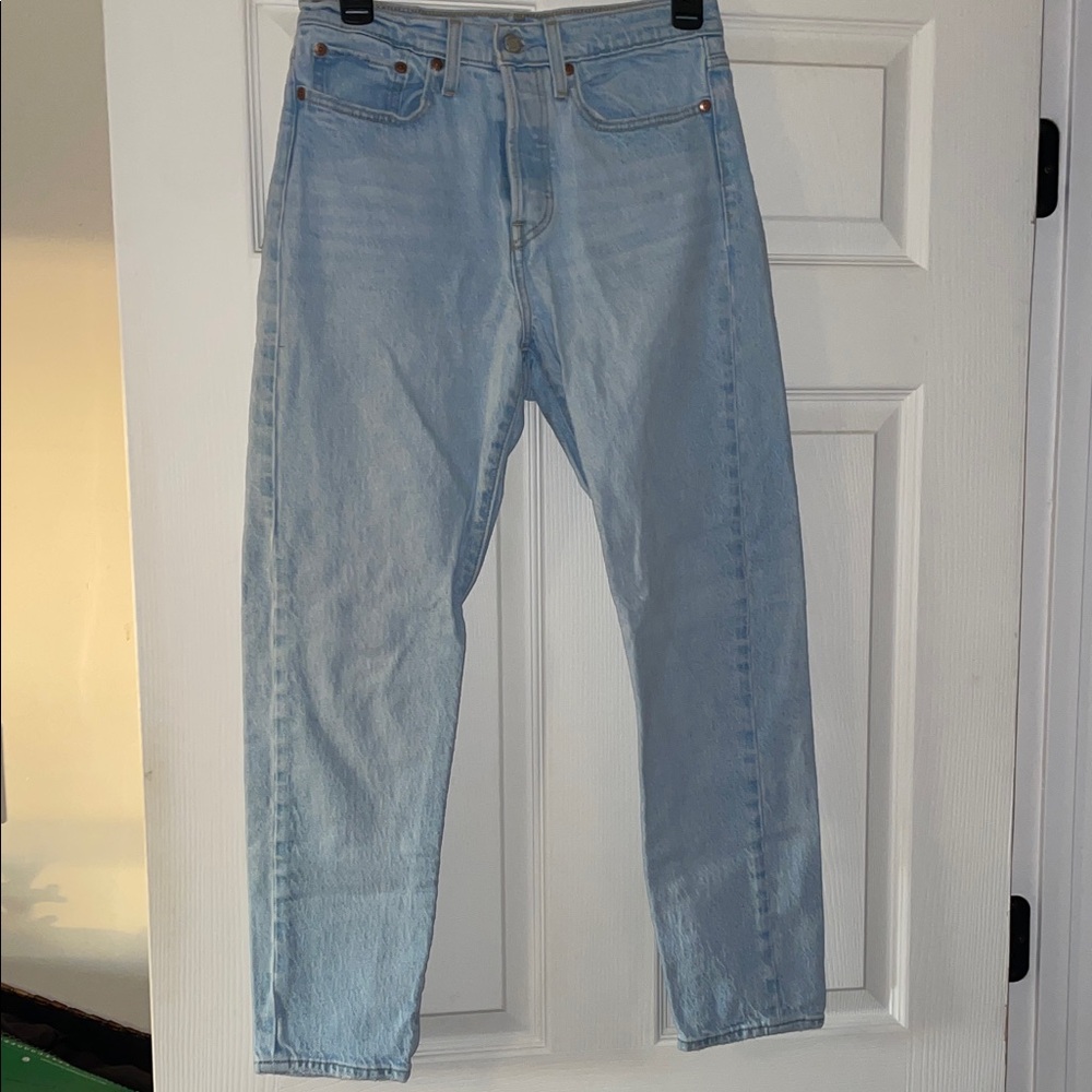 Levi's Women's Sky Blue Skinny Jeans